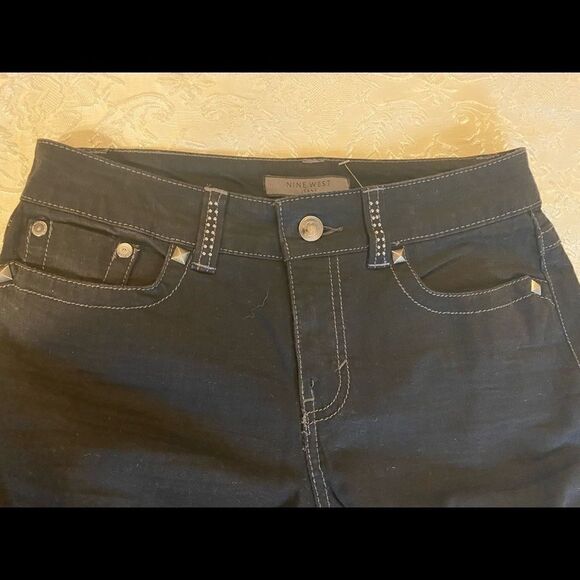 🎀 Nine West Boot Cut  indigo Denim Jeans  6/27 - Picture 7 of 10